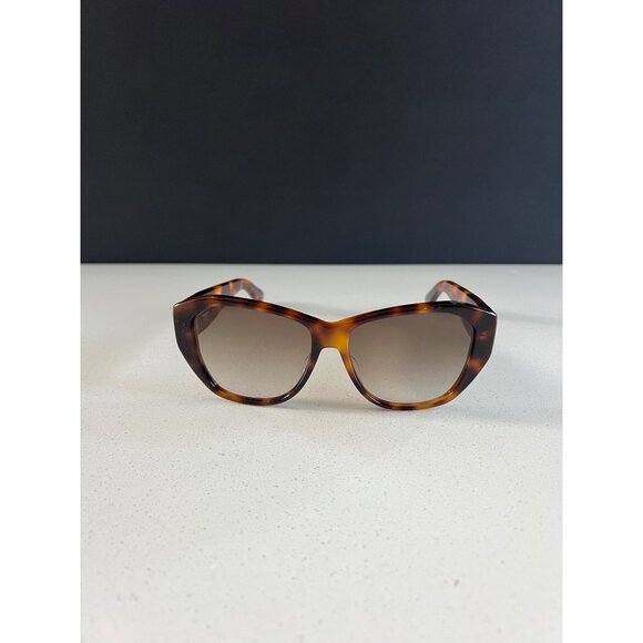 Saint Laurent SLM8 003 56mm havana brown Sunglasses - Picture 3 of 9
